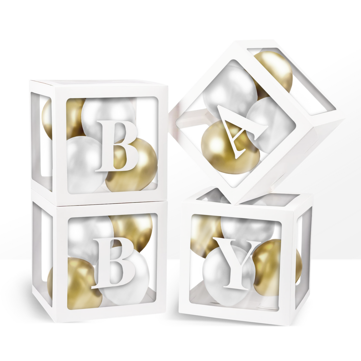 Large BABY Box & Balloon Set