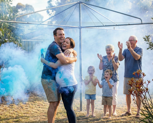 The Complete Gender Reveal Smoke Bomb Guide for Australian Parents
