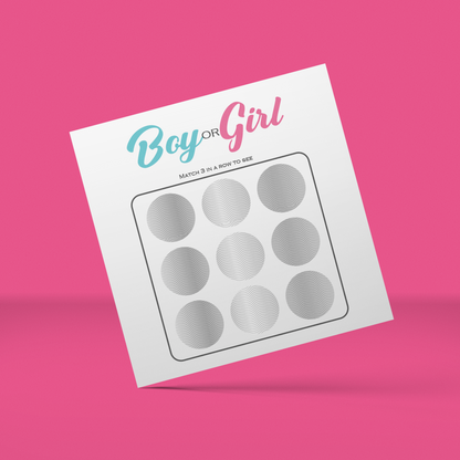 Gender Reveal Scratchie 10 Pack