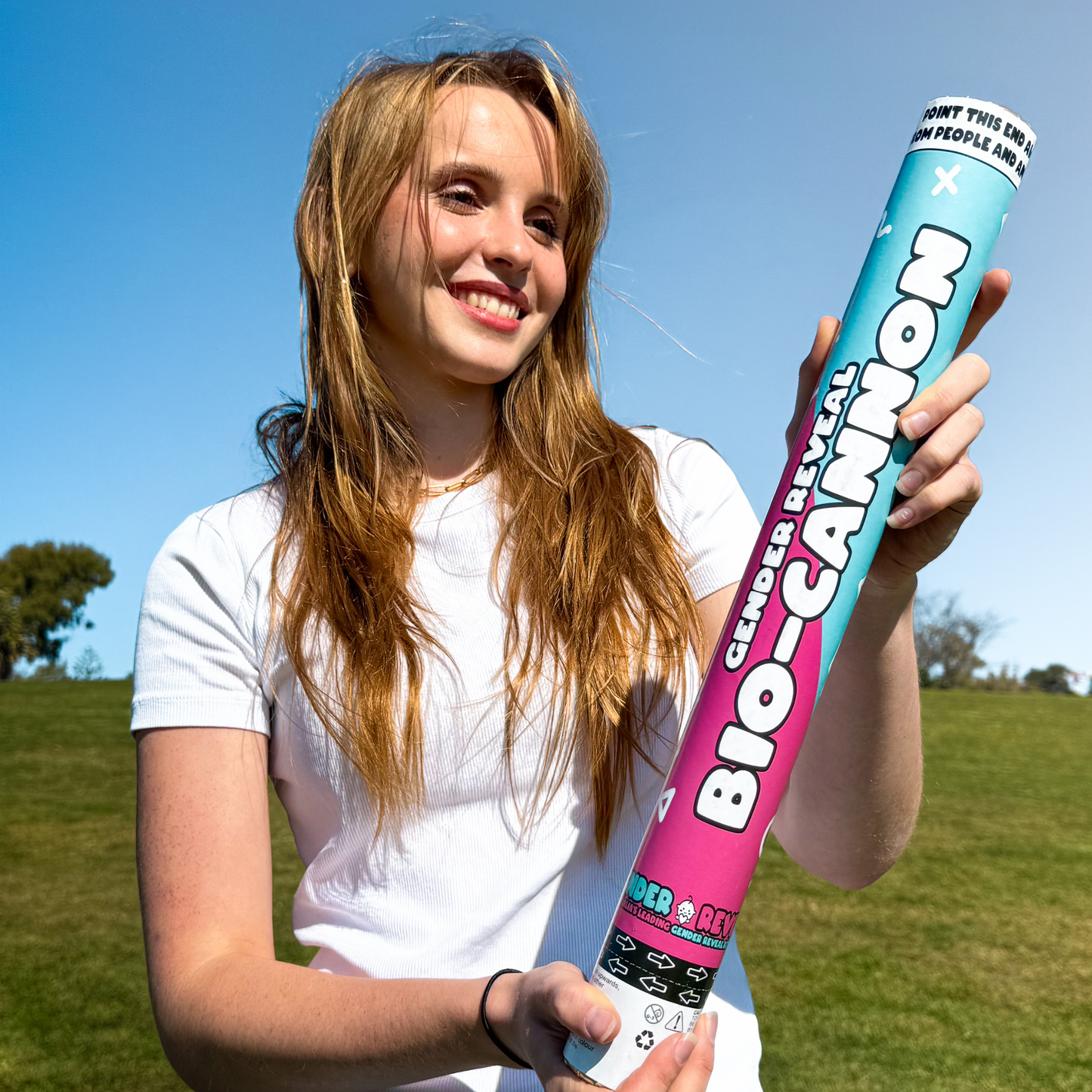 BIO Powder Gender Reveal XL 50cm Cannon