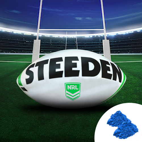 Sports Gender Reveal NRL Rugby Ball