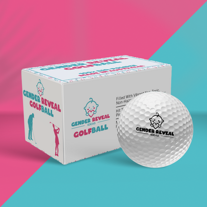 Sports Gender Reveal Golf Balls