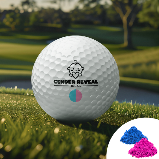 Sports Gender Reveal Golf Balls