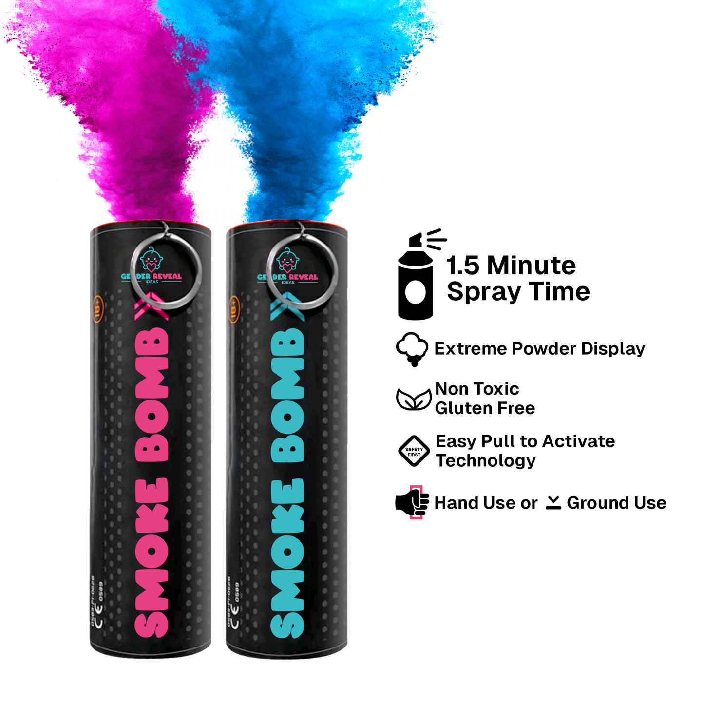 💥 Extreme Gender Reveal Smoke Bomb/ Emitter