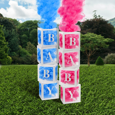 DIY -Gender Reveal Smoke Box Trend