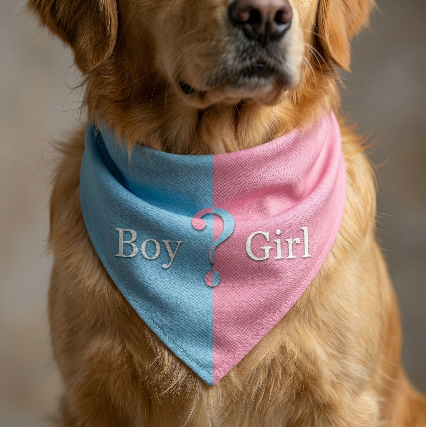 Gender Reveal Dog Bandana