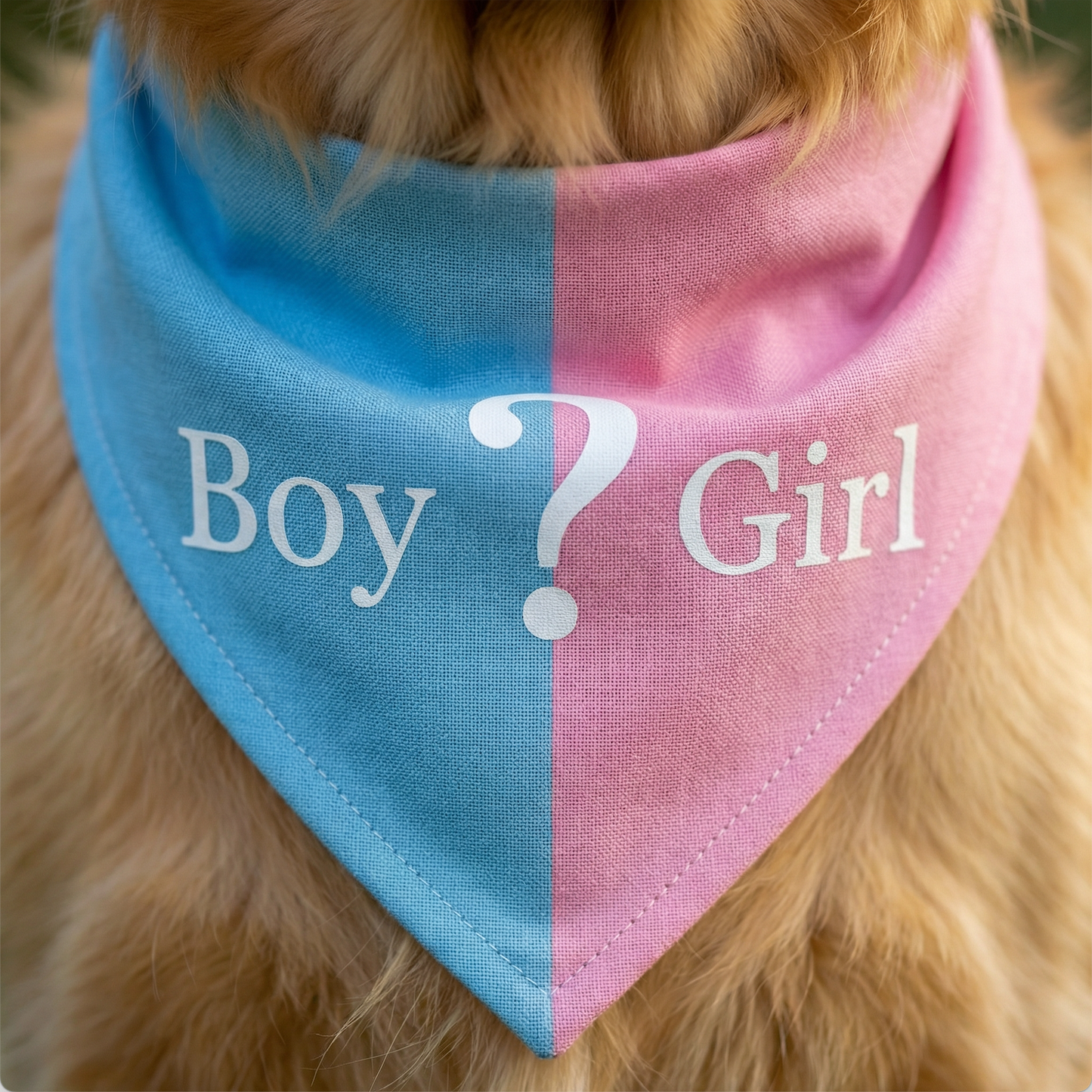 Gender Reveal Dog Bandana