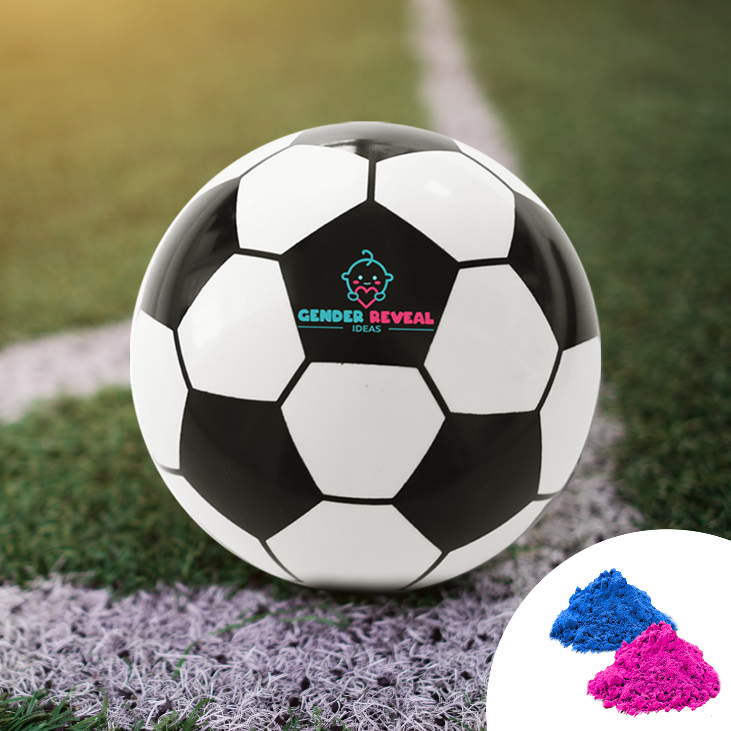 Sports Gender Reveal Soccer Ball