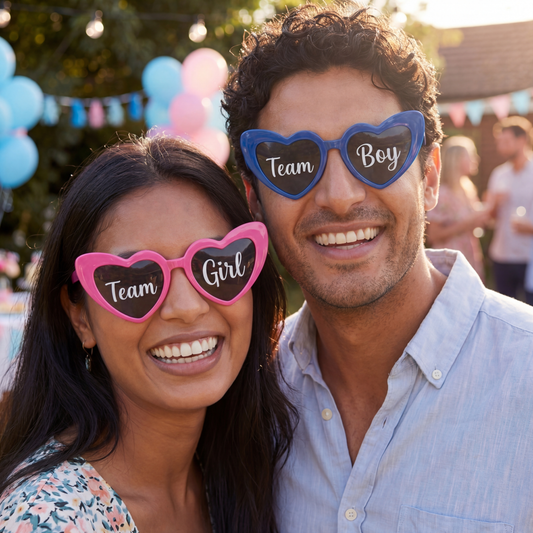 Gender Reveal Boy & Girl Party Glasses 20pcs
