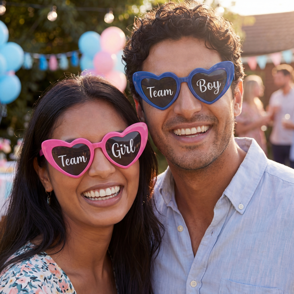 Gender Reveal Boy & Girl Party Glasses 20pcs