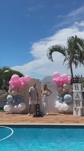 Gender reveal moment