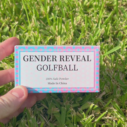 Sports Gender Reveal Golf Balls