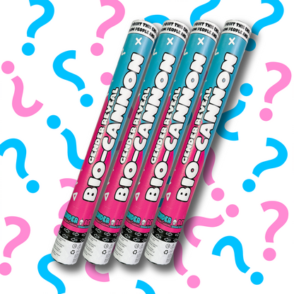 Gender Reveal - Confetti Cannon XL BIO Bundle