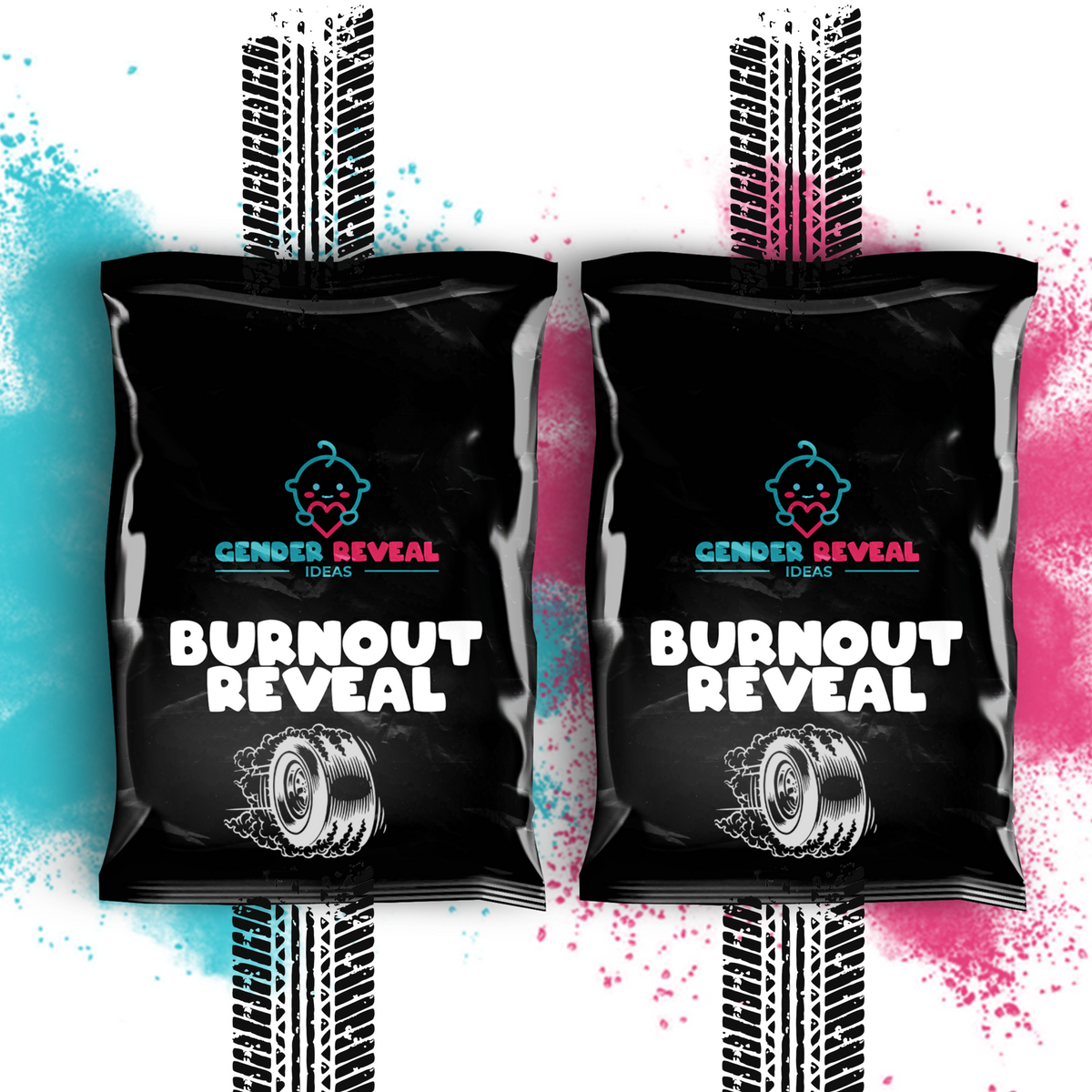 Mega BURNOUT💨 Smoke EXTREME Gender Reveal Burnout Powder 2KG
